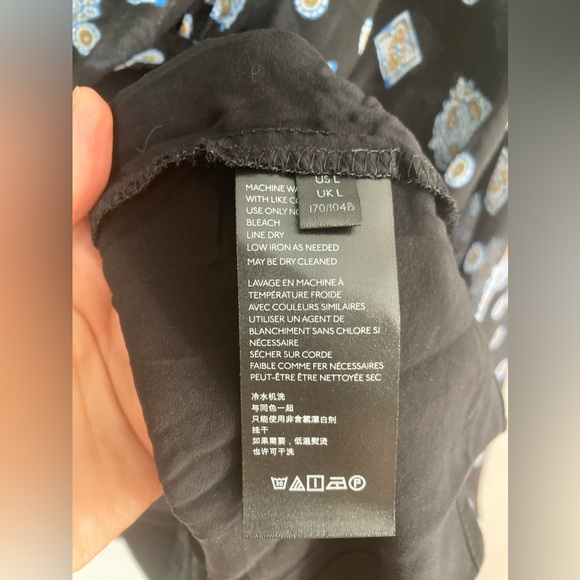 Collarless shirtdress Free People! NWT size L - Picture 12 of 16